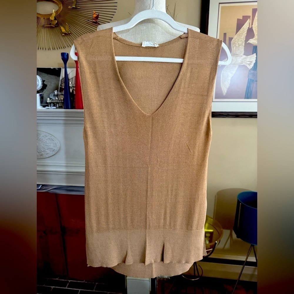 American Vintage Tunic Top in camel size XS / S